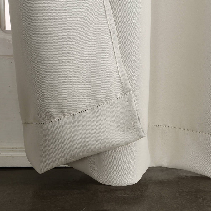 84"x54" Kenneth Energy Saving Blackout Grommet Top Curtain Panel Cream - Sun Zero
