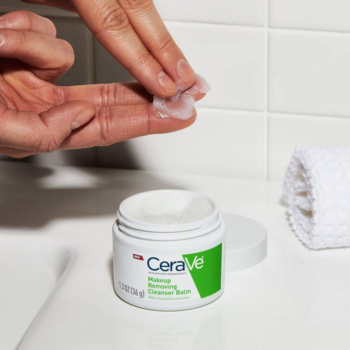 CeraVe Hydrating Makeup Cleansing Balm, Travel Size - Unscented - 1.3 oz