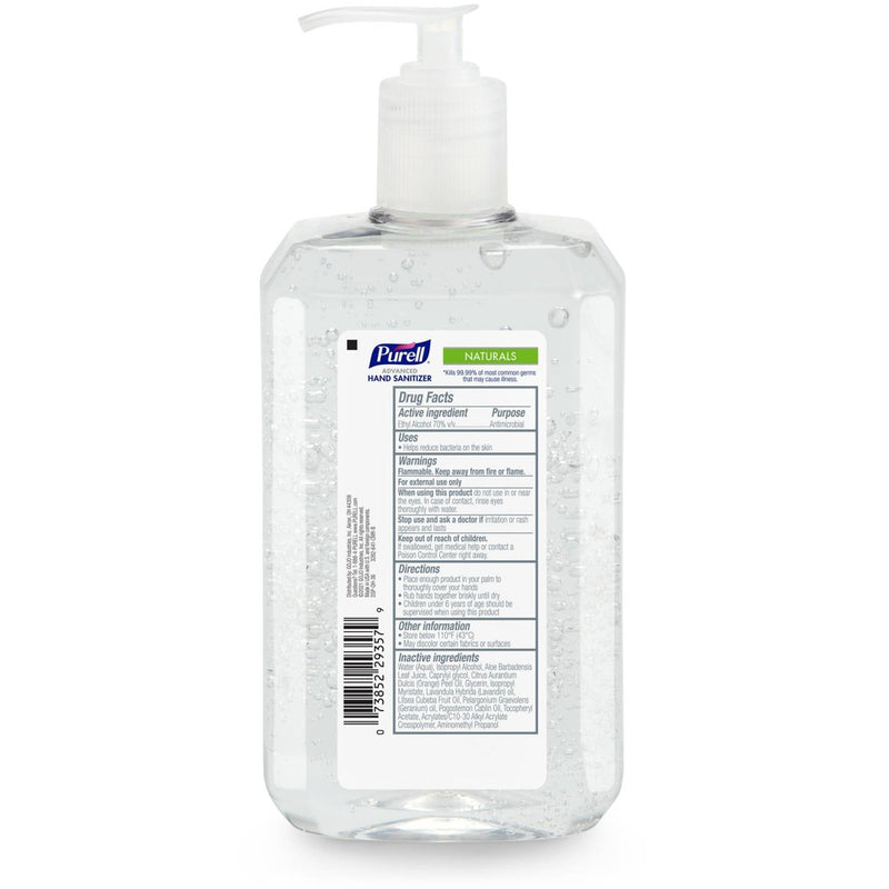 Purell Naturals Hand Sanitizer - Citrus Scent - 24 fl oz