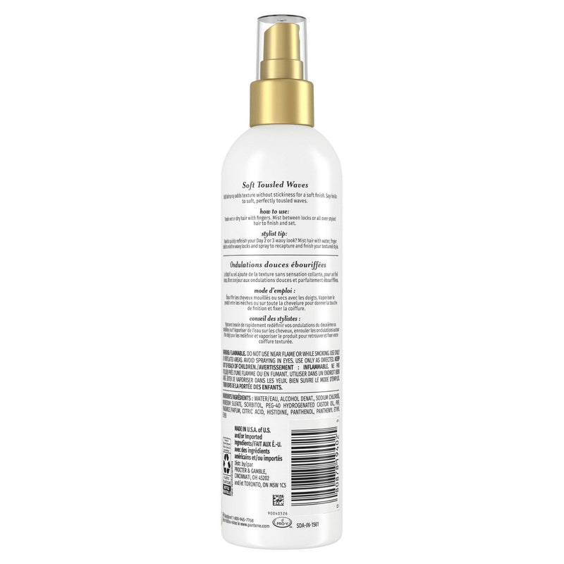 Pantene Pro-V Texturizing Sea Salt Spray for Natural Waves - 8.5oz