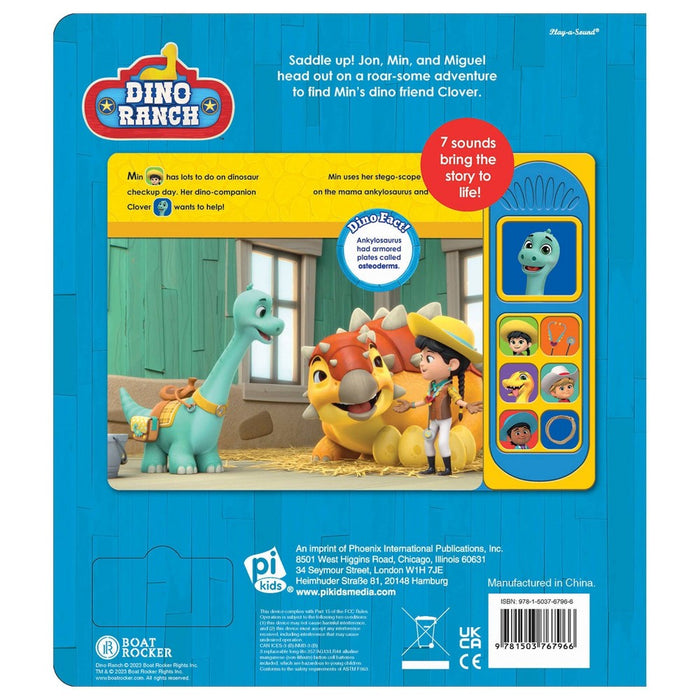 Dino Ranch - Dino Adventure! - Little Sound (Board Book)