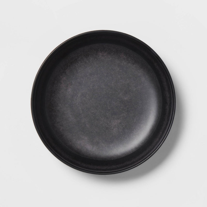 45oz Melamine and Bamboo Dinner Bowl Gray - Threshold