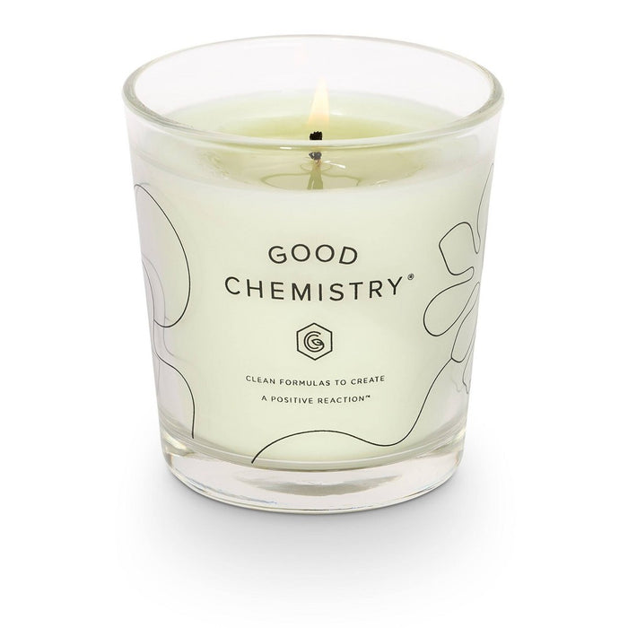 Good Chemistry Refillable Glass Candle Mint and Lit - 8.3 oz