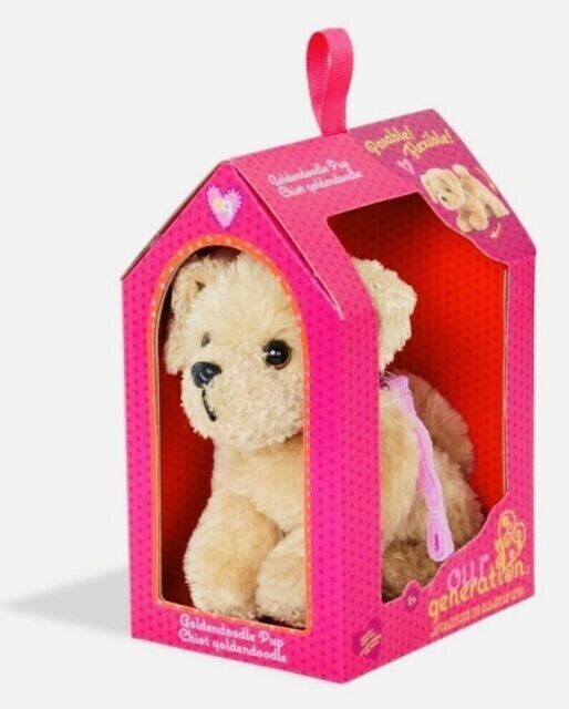 Our Generation Pet Dog Plush with Posable Legs - Golden Poodle Pup