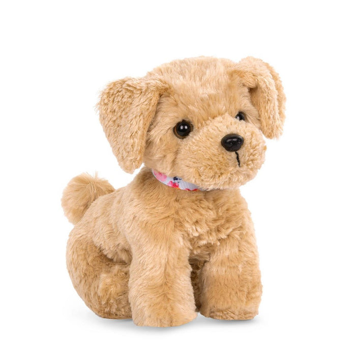 Our Generation Pet Dog Plush with Posable Legs - Golden Poodle Pup