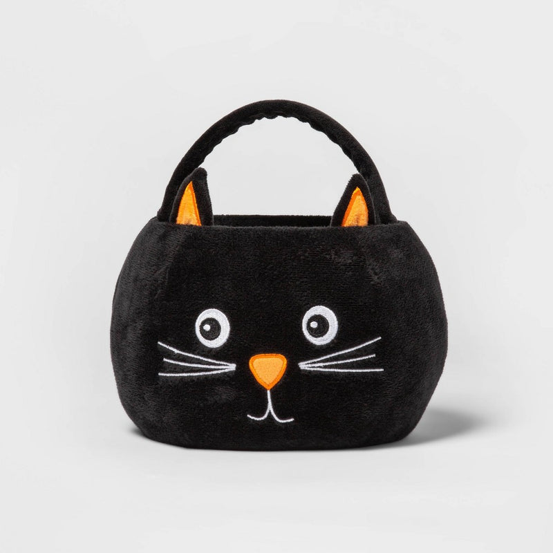 Cat Plush Halloween Trick or Treat Pail - Hyde & EEK! Boutique