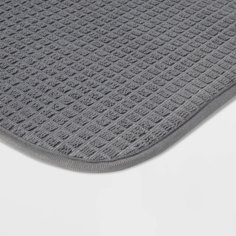 16"x 18" Drying Mat Dark Gray - Brightroom
