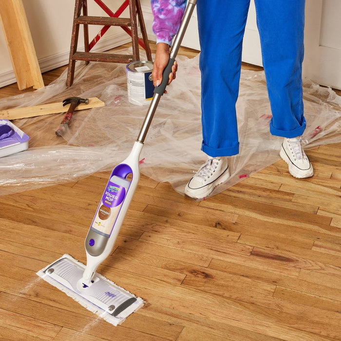 Swiffer Power Mop Wood Mop Kit for Wood Floor Cleaning