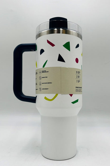 Stanley 40oz Stainless Steel H2.0 Flowstate Quencher Tumbler - Abstract Geos