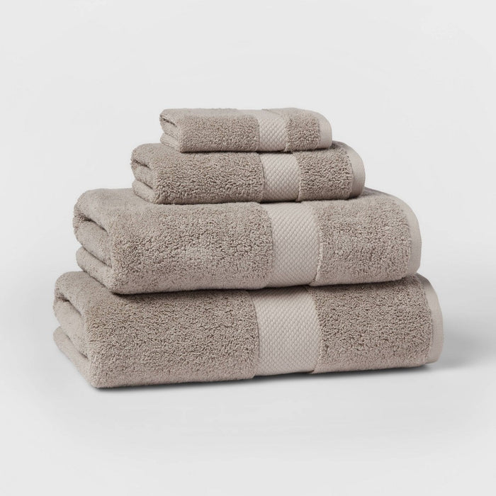 Performance Plus Bath Towel Light Gray - Threshold