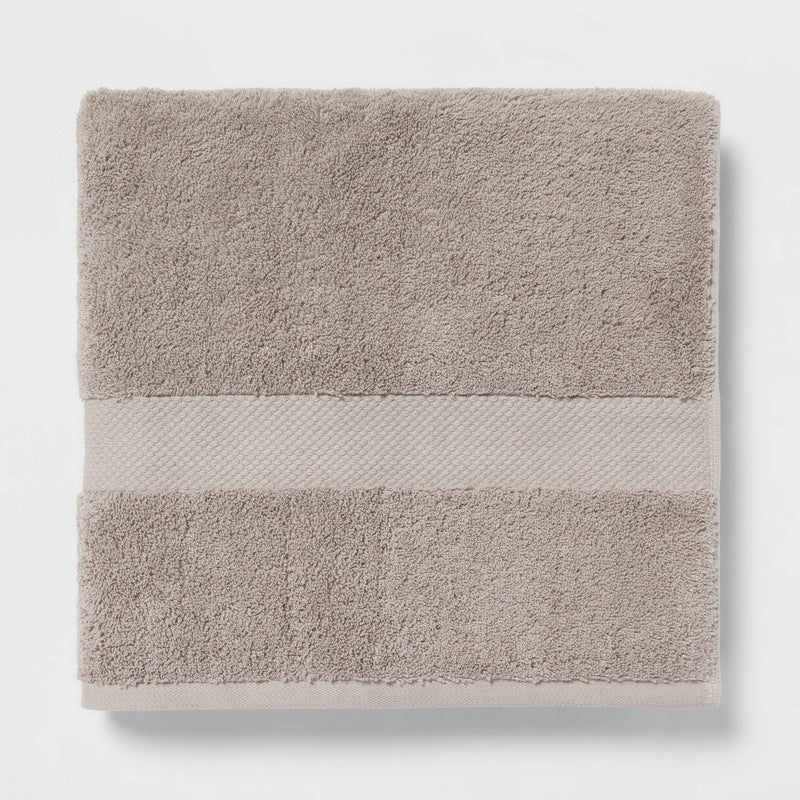 Performance Plus Bath Towel Light Gray - Threshold