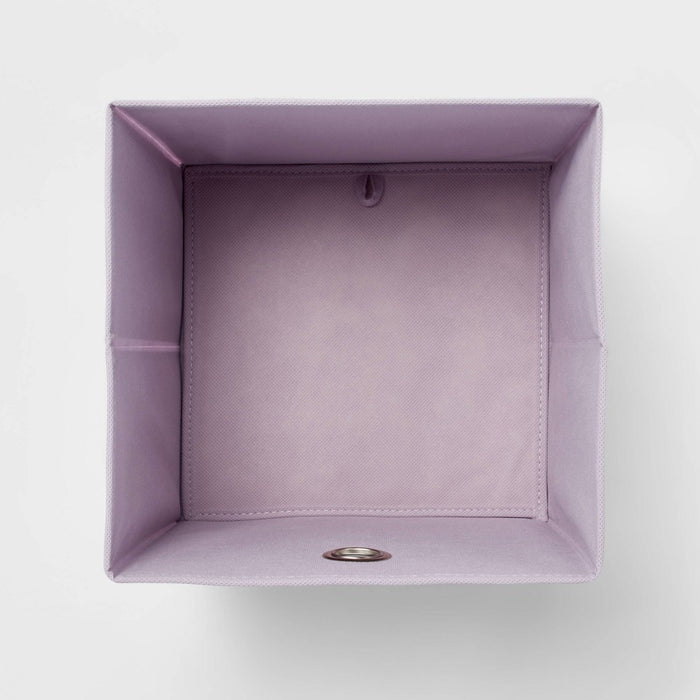 11" Fabric Cube Storage Bin Lavender - Room Essentials