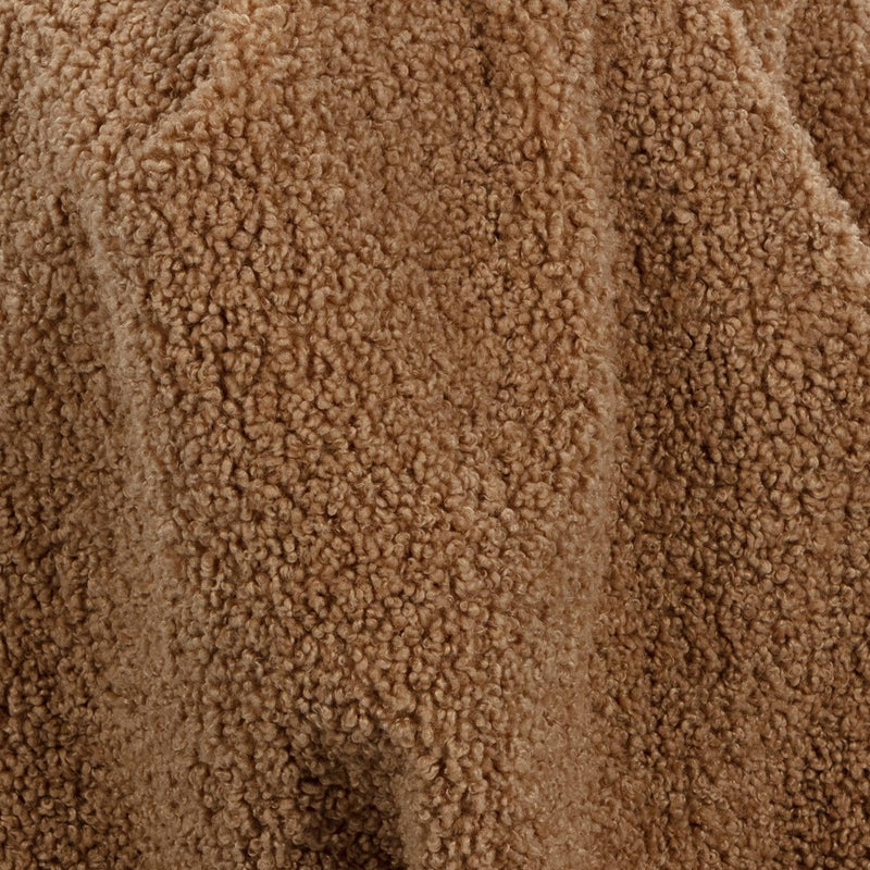 Teddy Boucle Throw Blanket Brown - Threshold