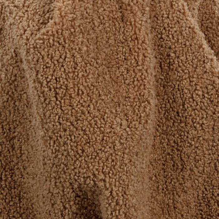Teddy Boucle Throw Blanket Brown - Threshold