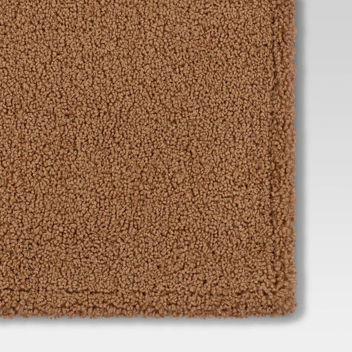 Teddy Boucle Throw Blanket Brown - Threshold