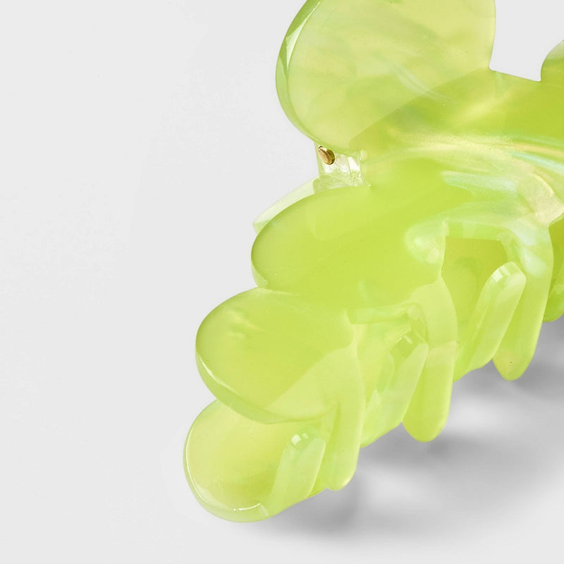 Cloud Shaped Iridescent Claw Hair Clip - A New Day Lime Green