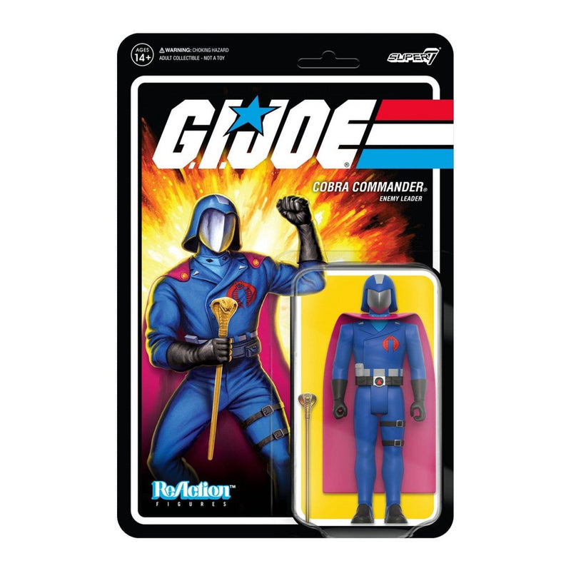 G.I. Joe Super7 ReAction Figures Cobra Commander Action Figure