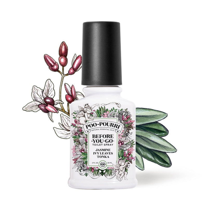 2oz Jasmine Ivy Leaves Tonka - Poo-Pourri