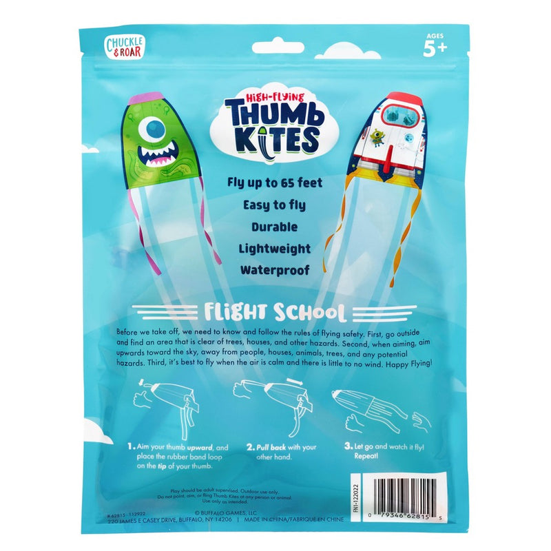 Chuckle & Roar High-Flying Thumb Kites - 2pc