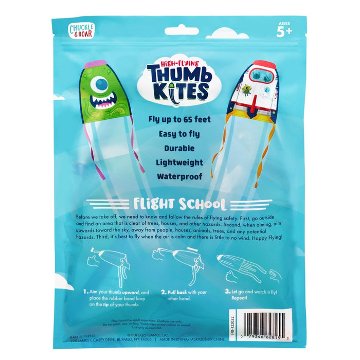 Chuckle & Roar High-Flying Thumb Kites - 2pc