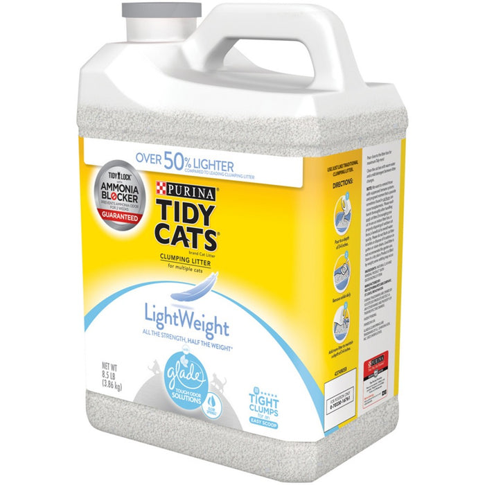 Purina Tidy Cats Lightweight Clumping Cat Litter with Glade Tough Odor Solutions - 8.5lbs