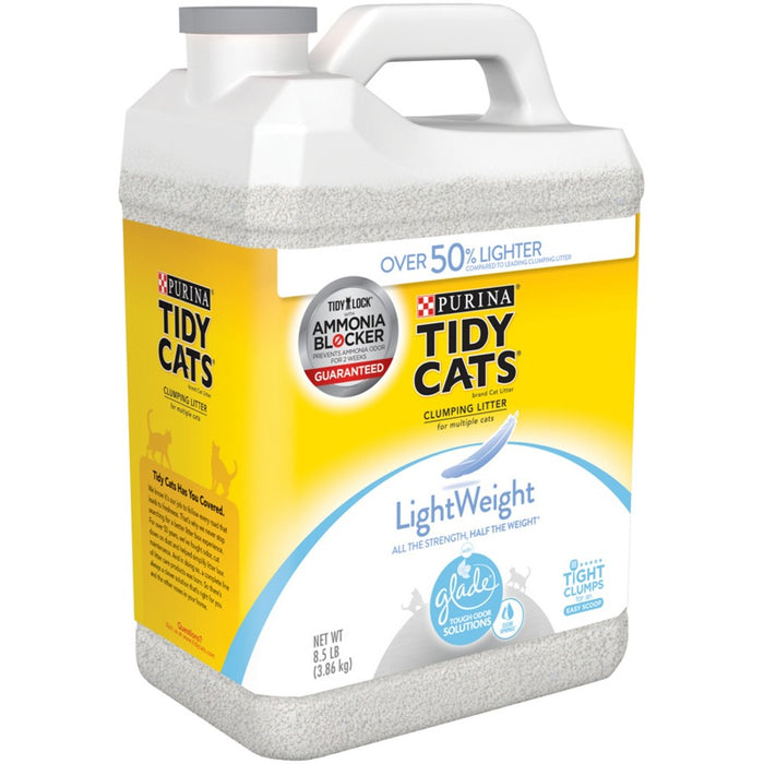 Purina Tidy Cats Lightweight Clumping Cat Litter with Glade Tough Odor Solutions - 8.5lbs