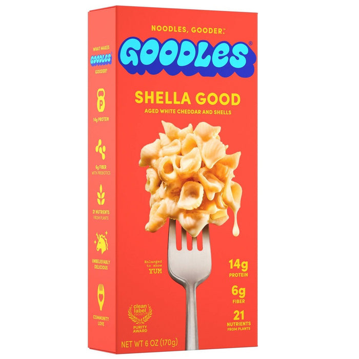 Goodles Shella Good Aged White Cheddar Protein Mac & Cheese - 6oz