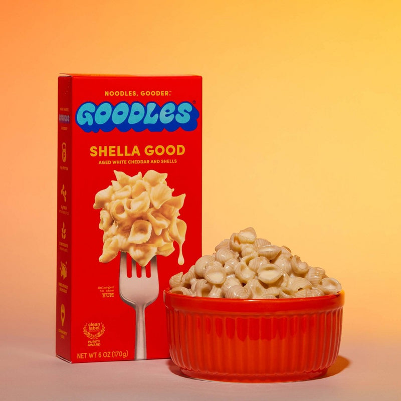 Goodles Shella Good Aged White Cheddar Protein Mac & Cheese - 6oz