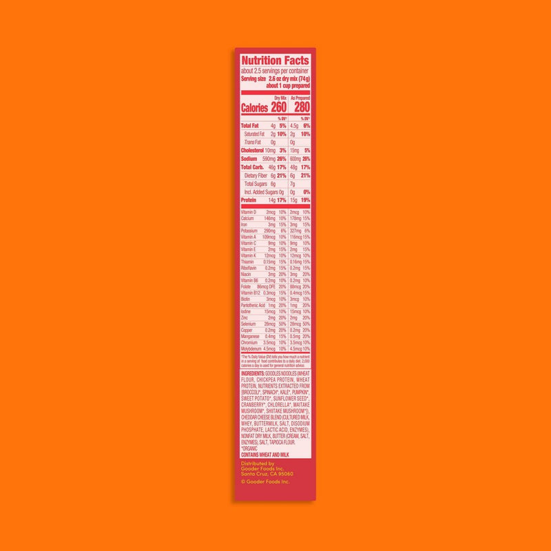 Goodles Shella Good Aged White Cheddar Protein Mac & Cheese - 6oz