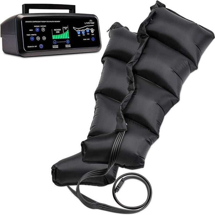 LiveFine Foot Massager Machine with Control Unit Pump for Pain Relief