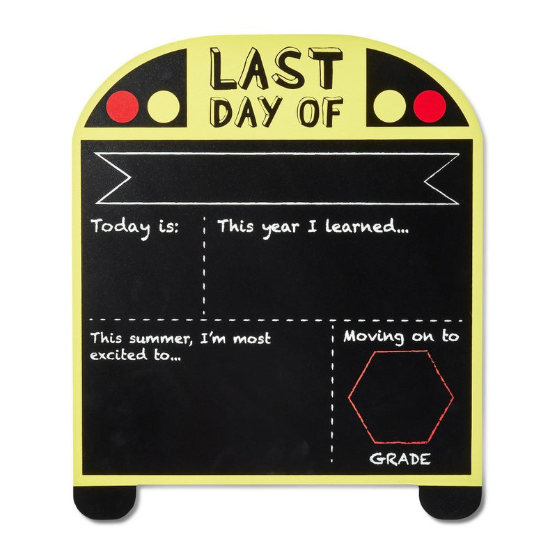 Reversible First & Last Day of School Sign School Bus - Mondo Llama