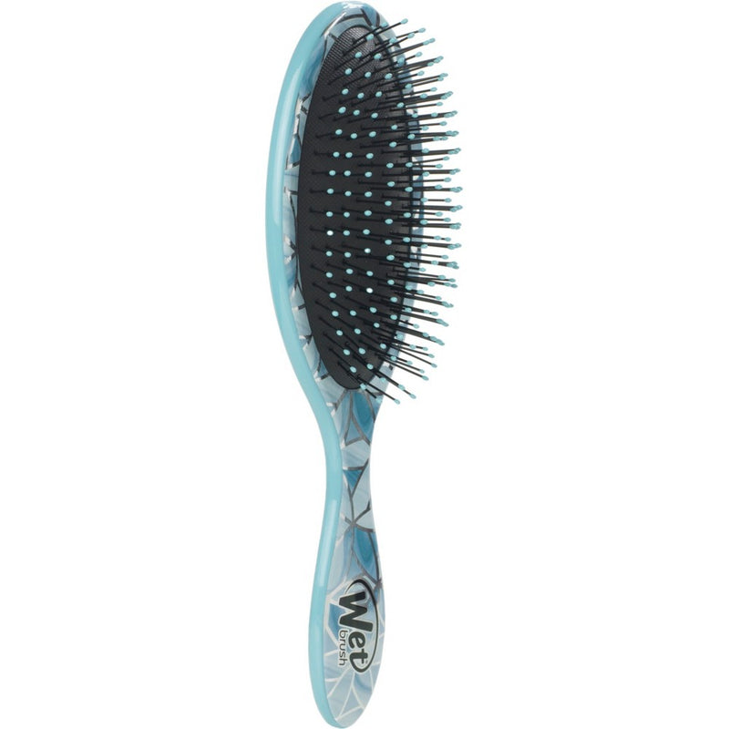 Wet Brush Original Detangler Hair Brush for Less Pain, Effort and Breakage - Patterned - Mosaic Floral Blue