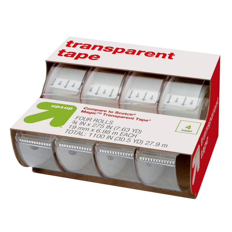 4ct Transparent Tape - up & up