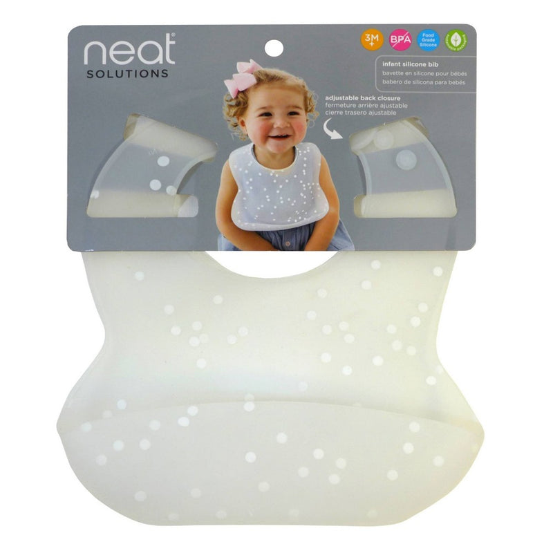 Neat Solutions Toddler Silicone Bib - Translucent