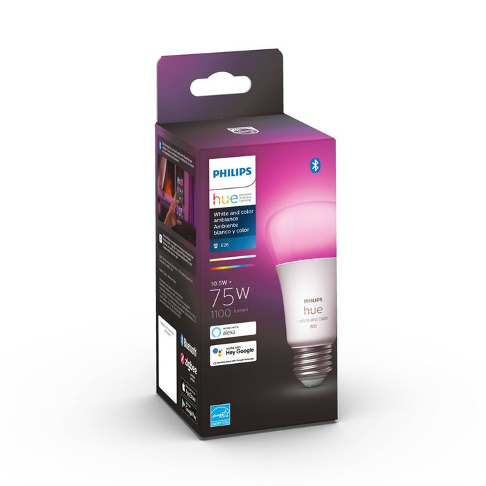 Philips Hue A19 75W Smart LED Bulb