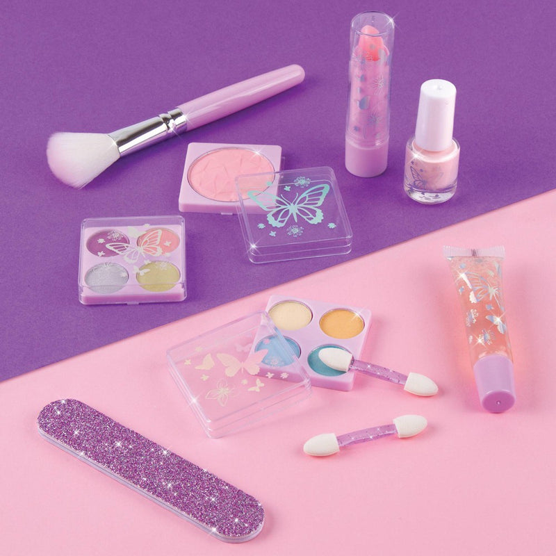 Make It Real Deluxe Light Up Mirrored Vanity and Cosmetic Set