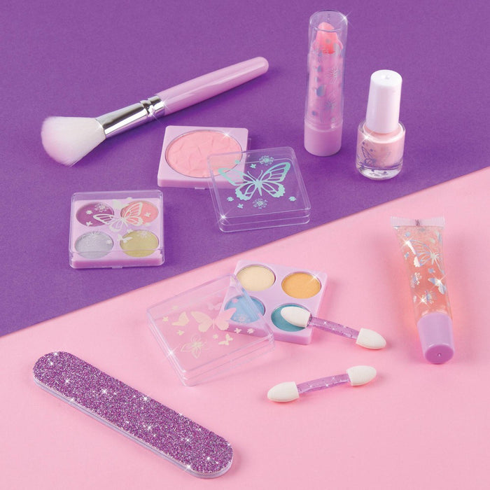 Make It Real Deluxe Light Up Mirrored Vanity and Cosmetic Set