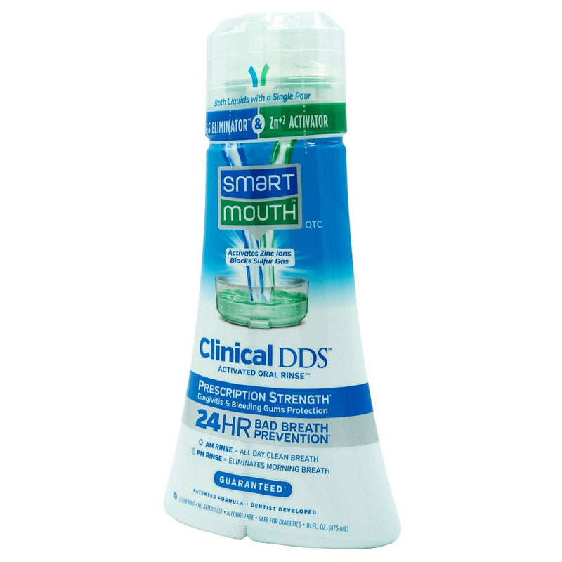 SmartMouth Advanced Clinical Formula Fresh Mint Activated Mouthwash - 16oz.