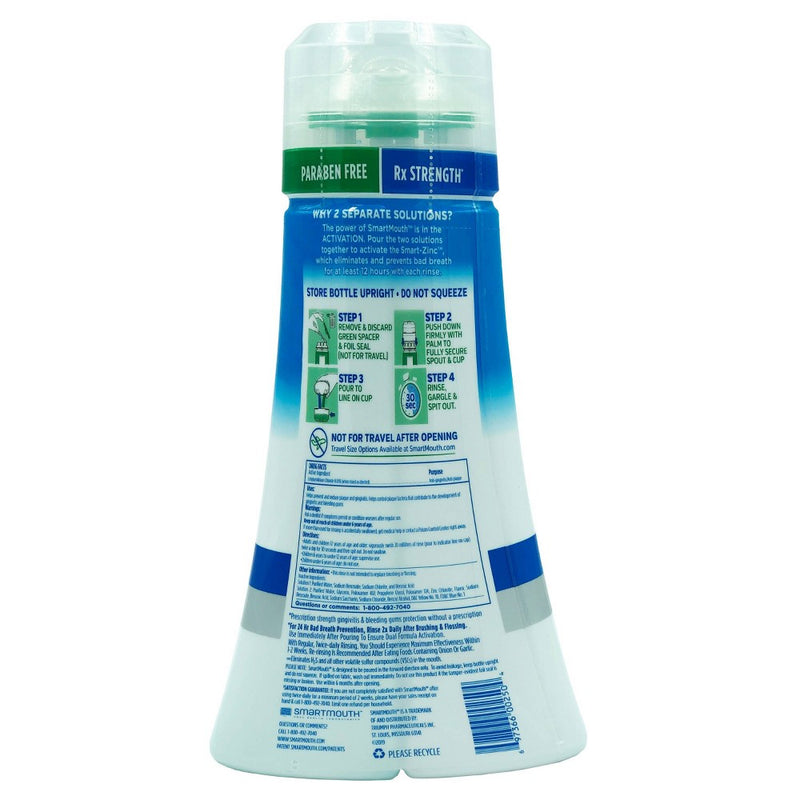 SmartMouth Advanced Clinical Formula Fresh Mint Activated Mouthwash - 16oz.