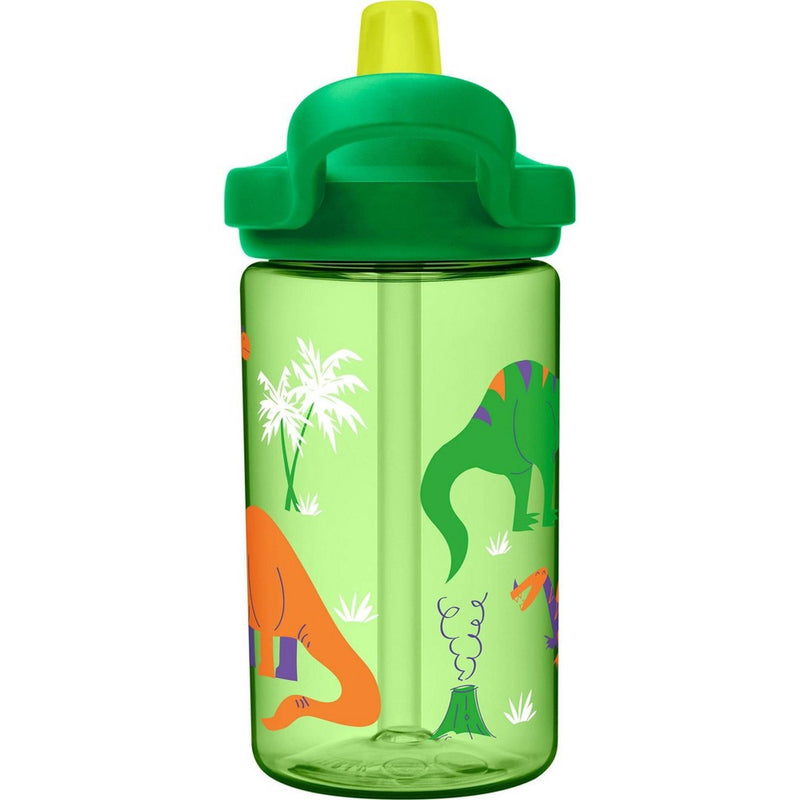 CamelBak Eddy+ Kids' 14oz Tritan Renew Water Bottle - Green Dinosaur Island
