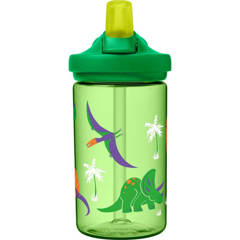 CamelBak Eddy+ Kids' 14oz Tritan Renew Water Bottle - Green Dinosaur Island