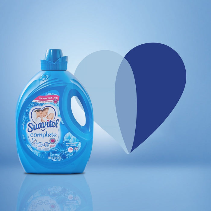 Suavitel Complete Scented Liquid Fabric Softener and Conditioner - Field Flowers - 100 fl oz (LOCAL PICKUP ONLY)