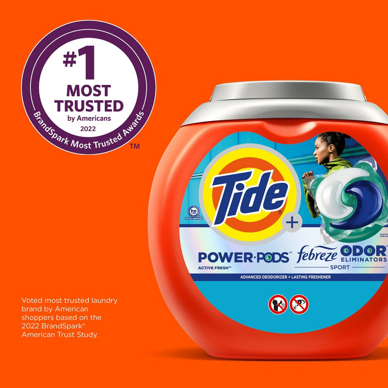 Tide Febreze Odor Laundry Detergent - Sport - 63ct