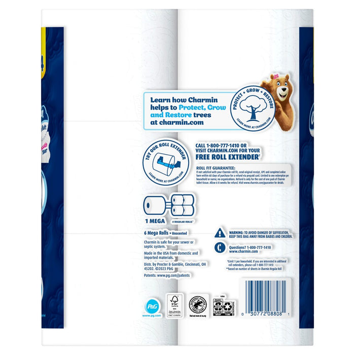 Charmin Ultra Soft Toilet Paper - 6 Mega Rolls