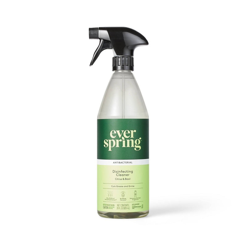 Citrus Basil All Purpose Disinfecting Spray - 28 fl oz - Everspring