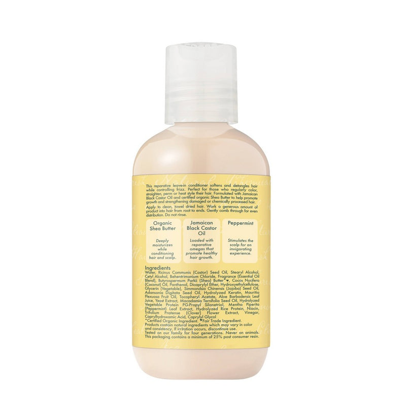 SheaMoisture Jamaican Black Castor Oil Strengthen & Growth Leave-In Conditioner Travel Size - 3.2 fl oz