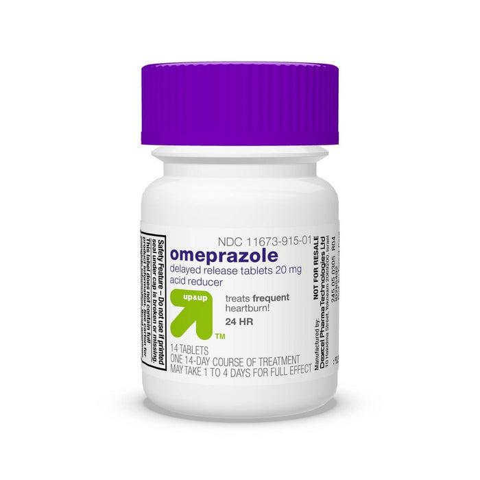Omeprazole 20mg Acid Reducer Delayed Release Tablets 14ct - up & up