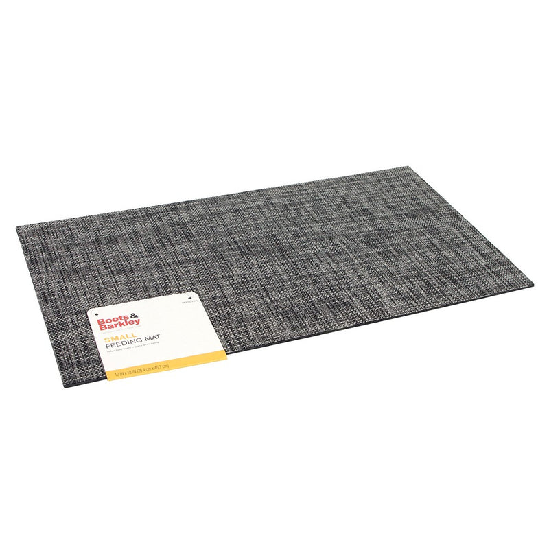Fashion Dog Feeding Mat - Gray - Small - Boots & Barkley