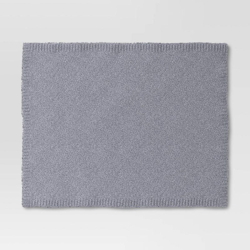 Cozy Knit Throw Blanket Light Blue - Threshold