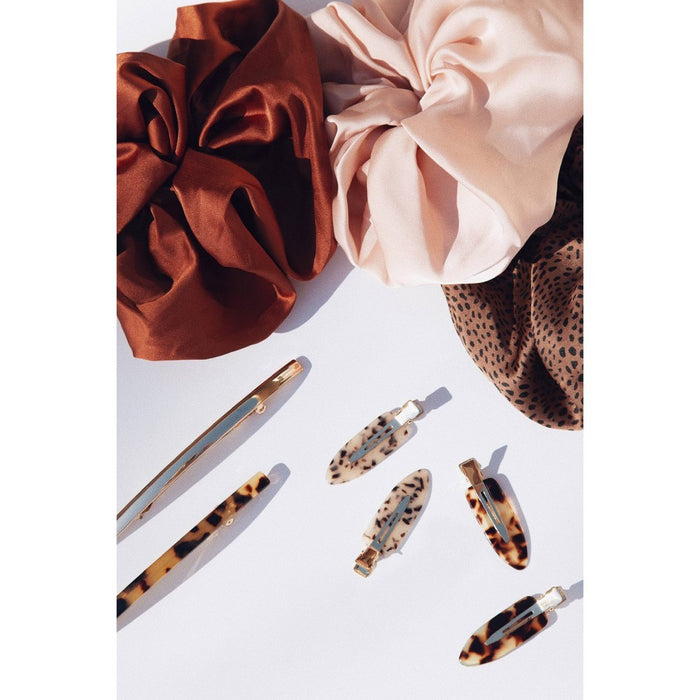 Kristin Ess Oversized Scrunchie - Cheetah